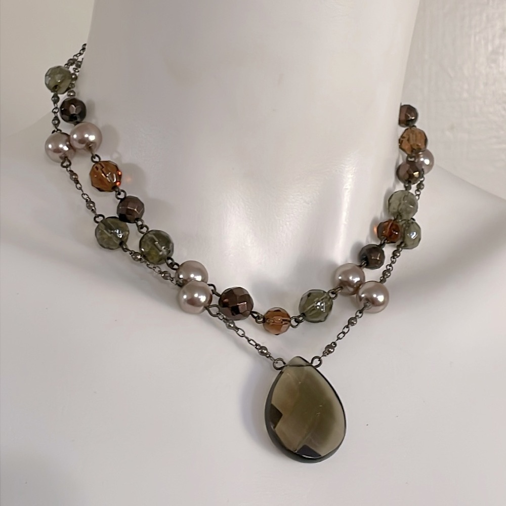 Vintage glass necklace